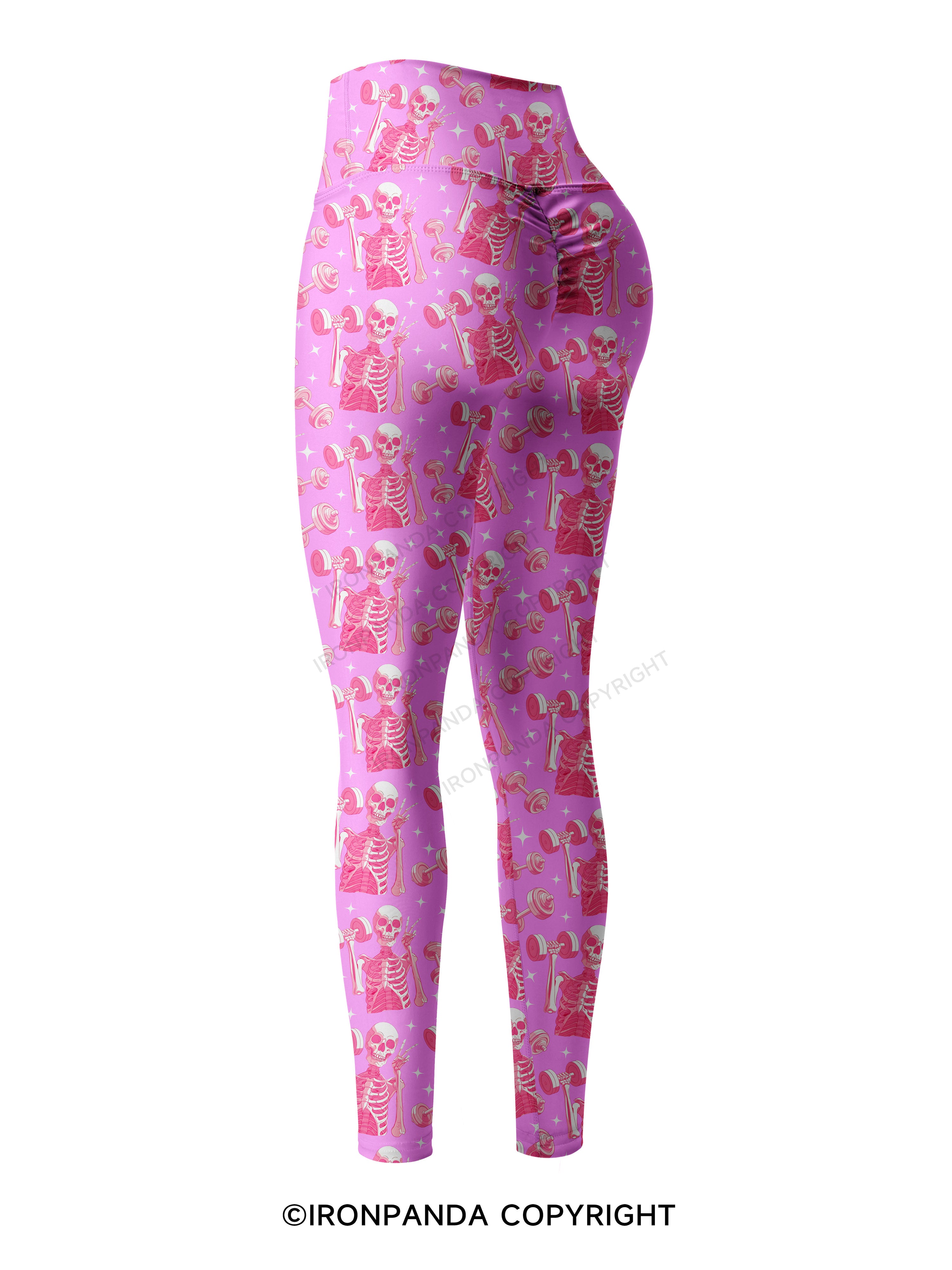 NEVER BETTER Printed Yoga Pants