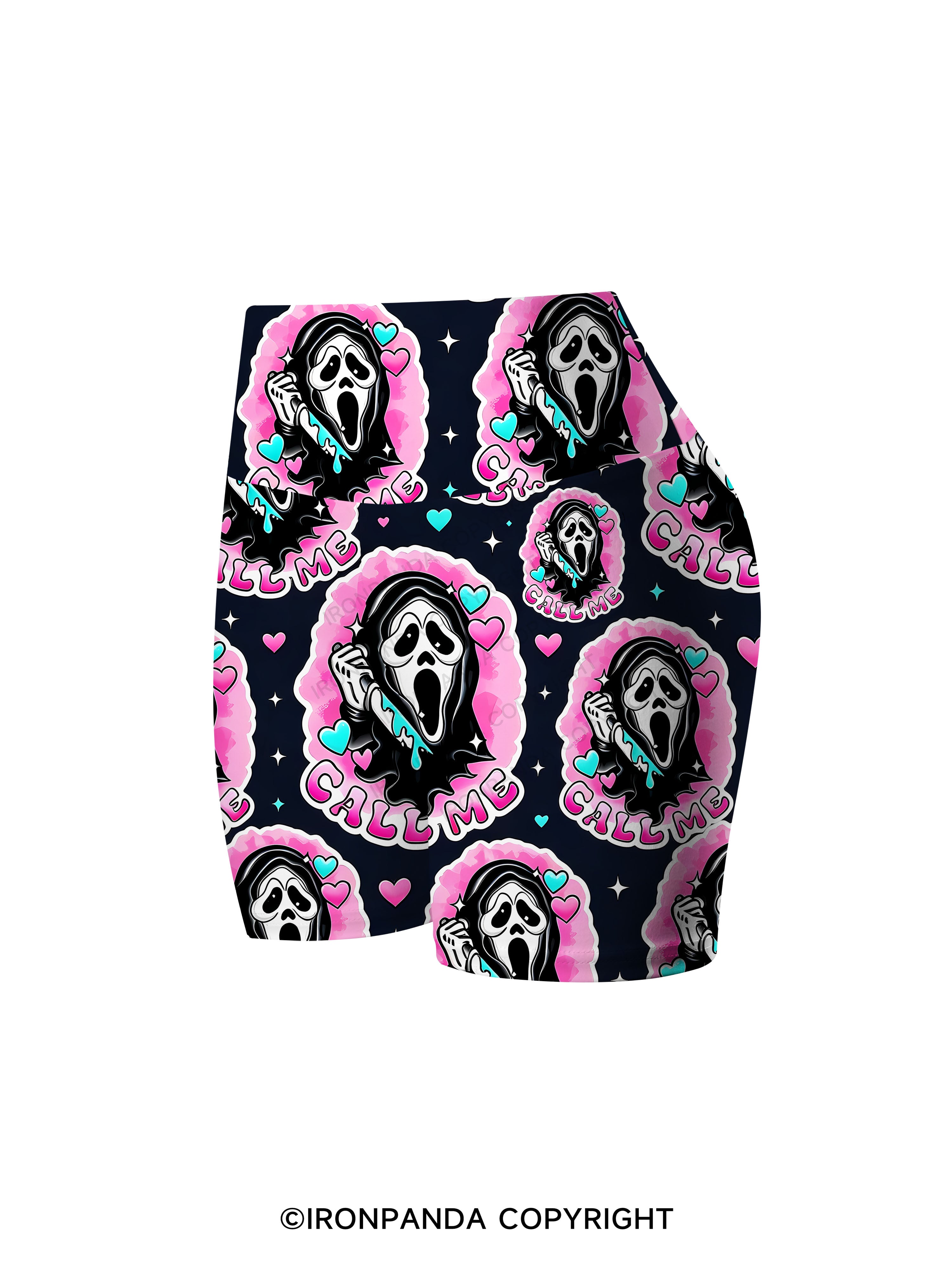 call me Printed Yoga Cycling Shorts