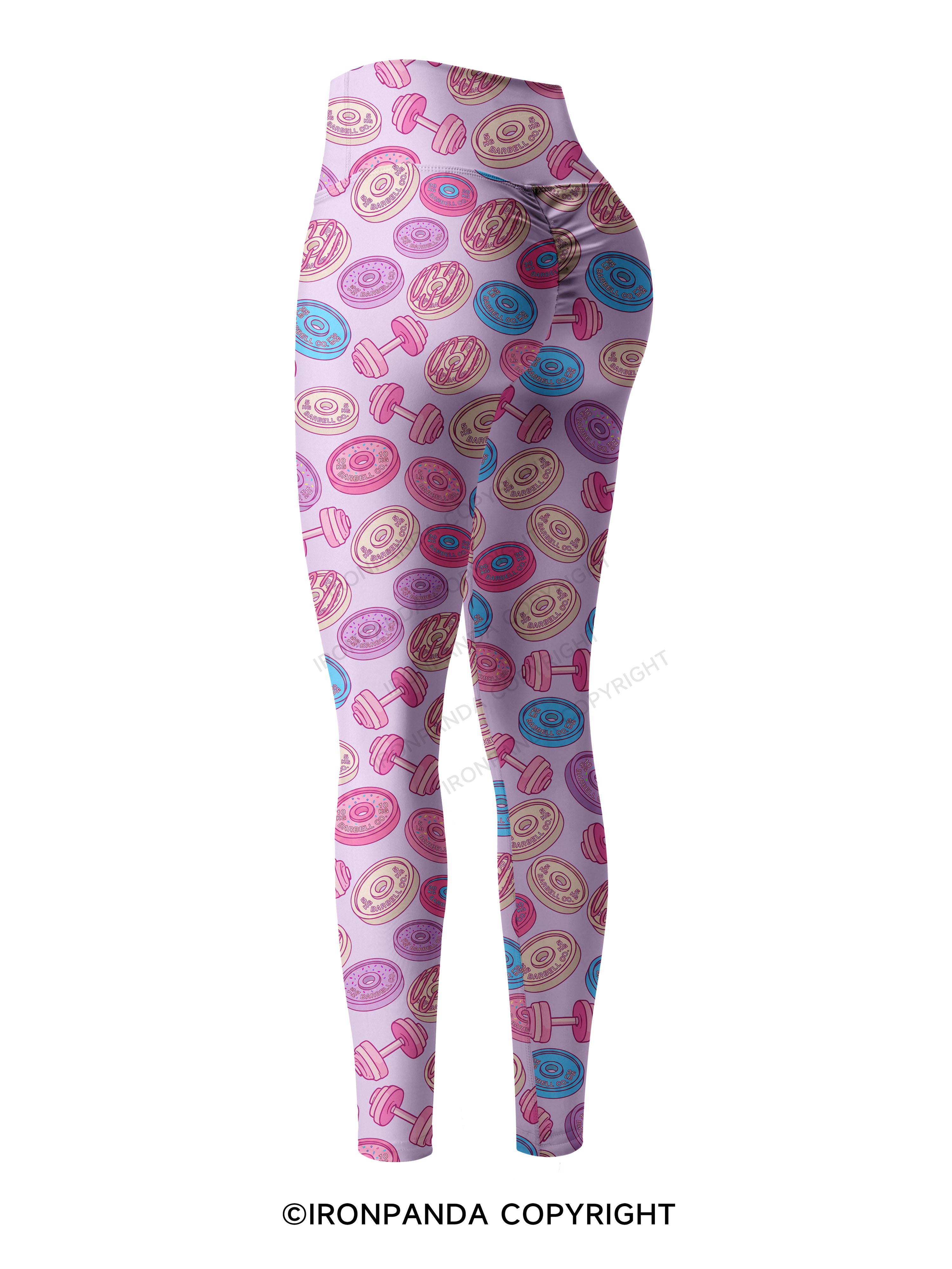 DONUT PLATES Printed Yoga Pants