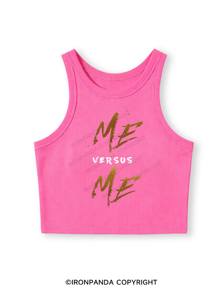 ME VERSUS ME Fitted Crop Tank Top