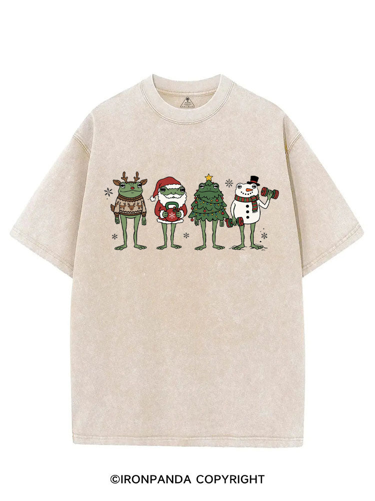 JOLLY FIT FROG SQUAD VINTAGE GYM SHIRT
