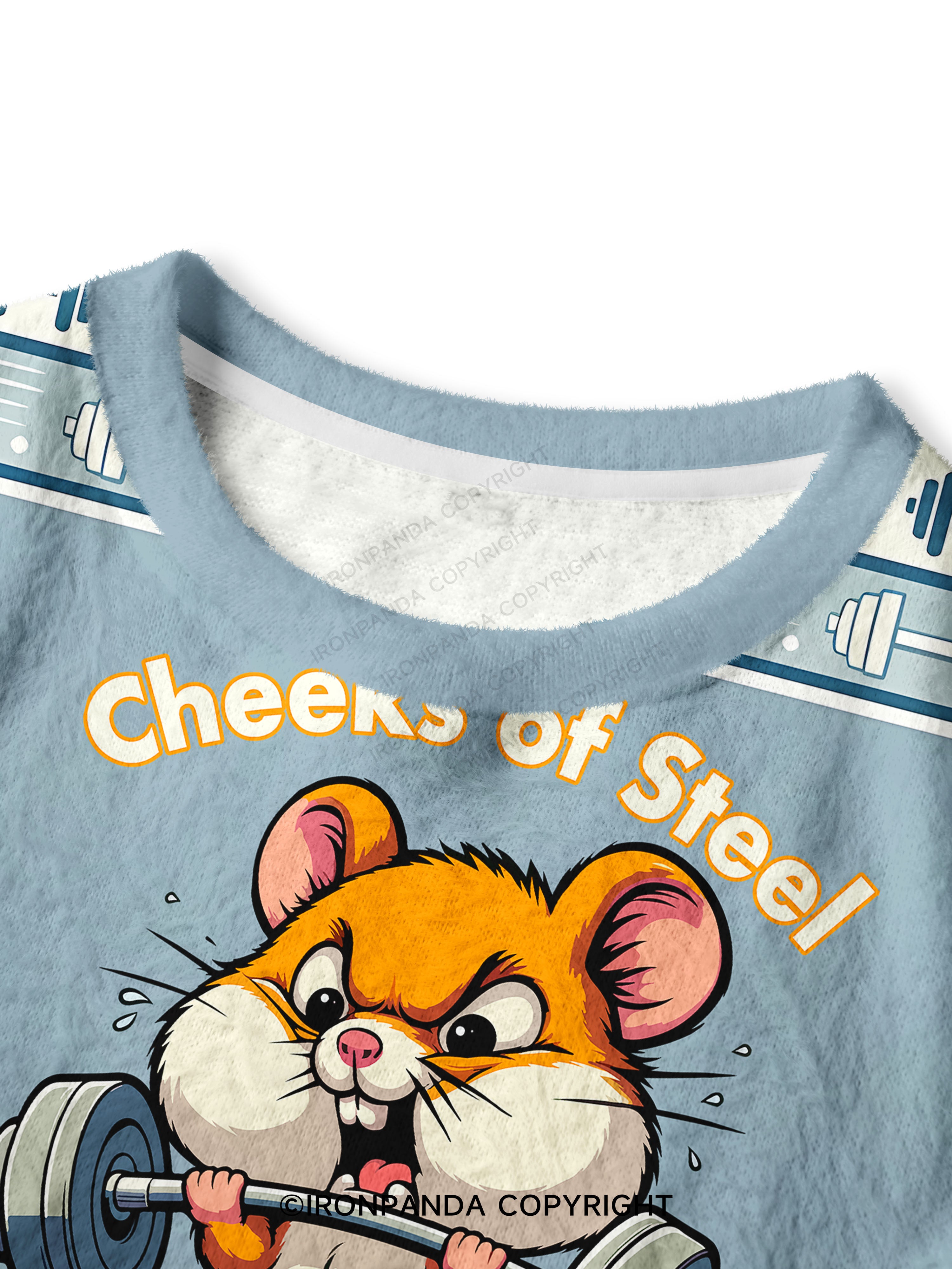 cheeks of steel Crop Ugly Sweater