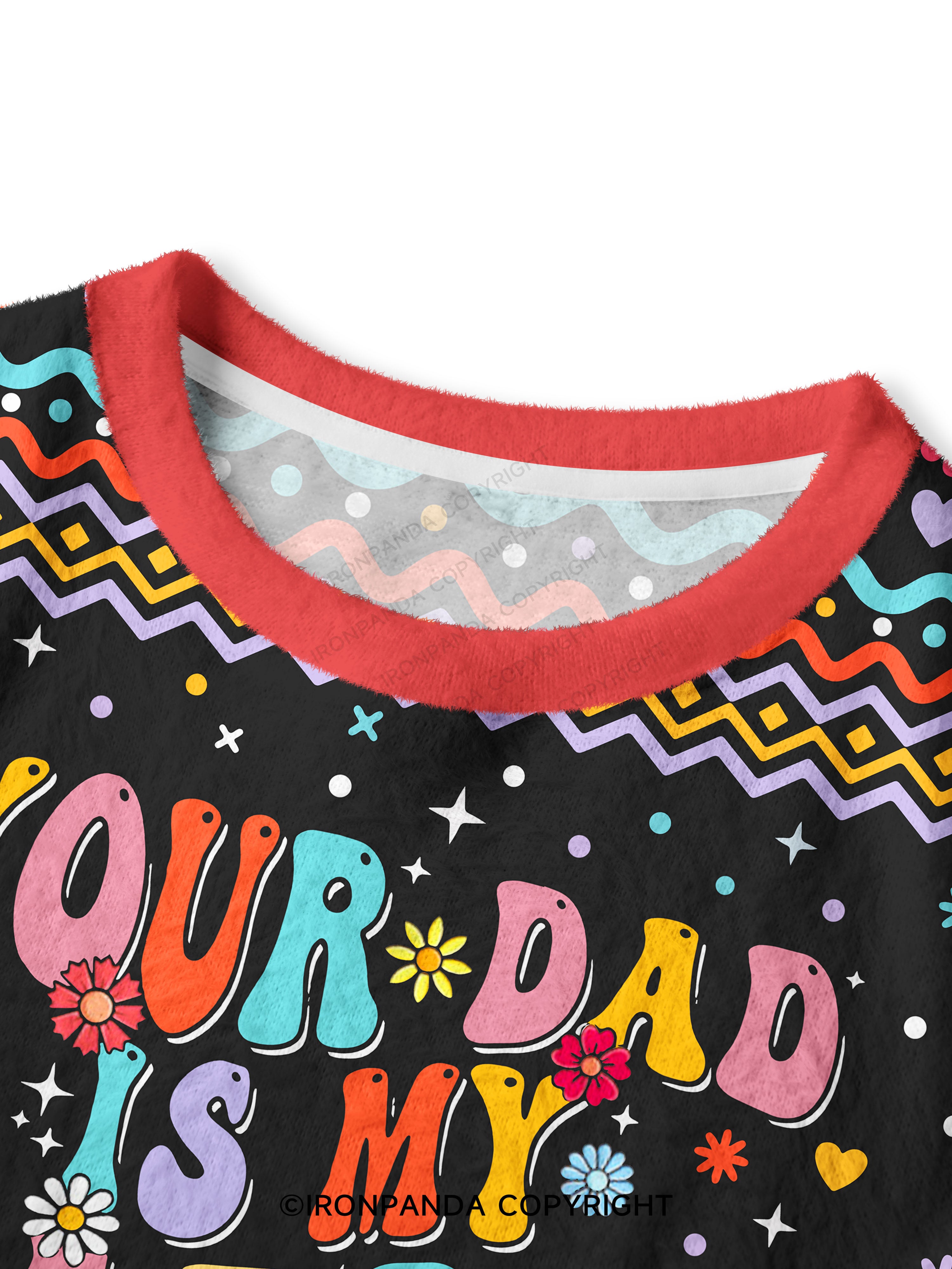 Your Dad Is My Cardio Crop Ugly Sweater