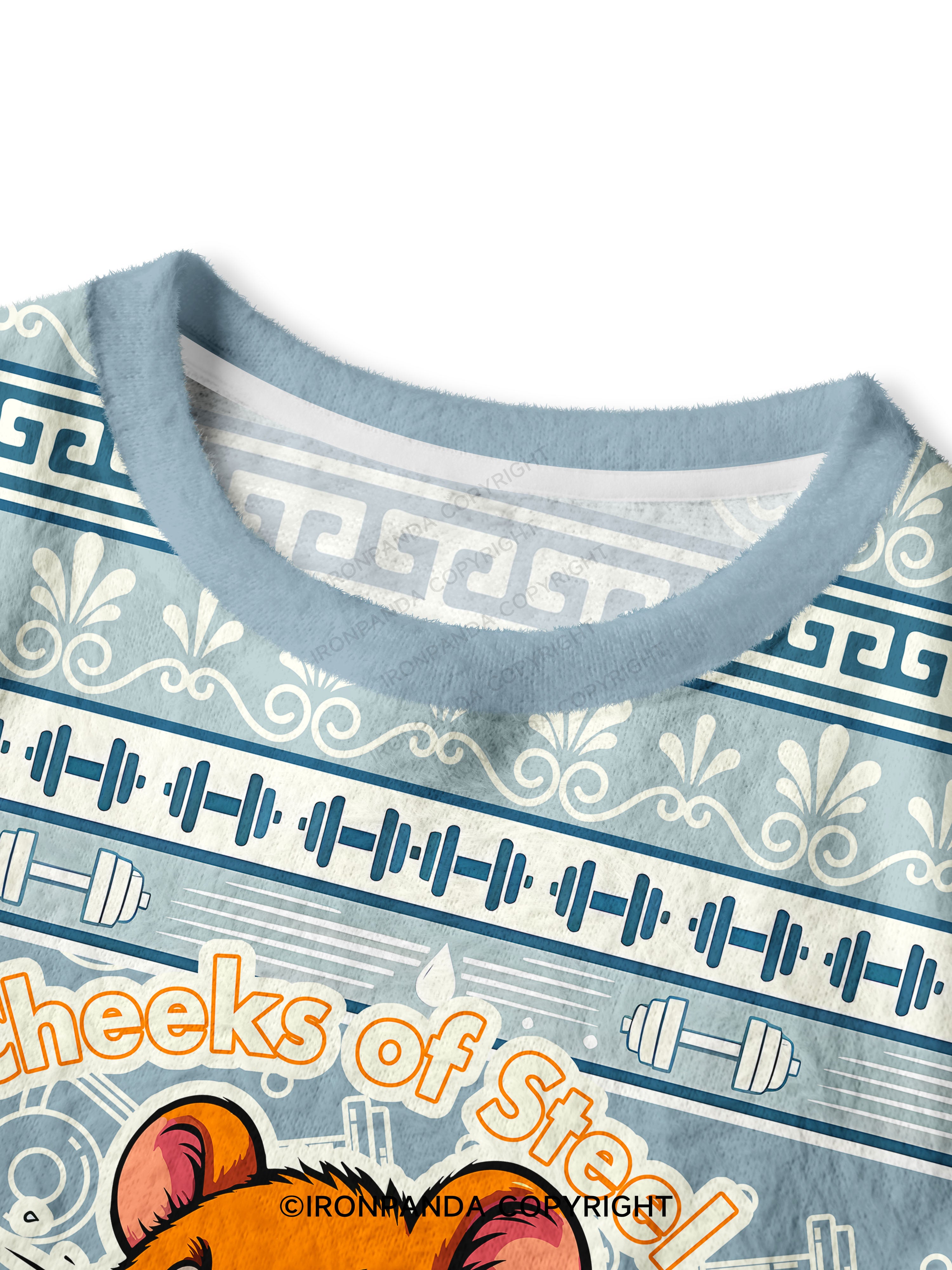 cheeks of steel Crop Ugly Sweater