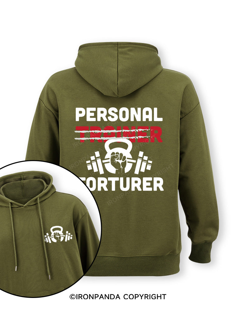 Personal Trainer torturer Double-Sided Printed Classic Gym Hoodie