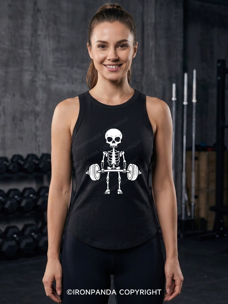 DEADLIFT SQUAD Fitted Tank Top