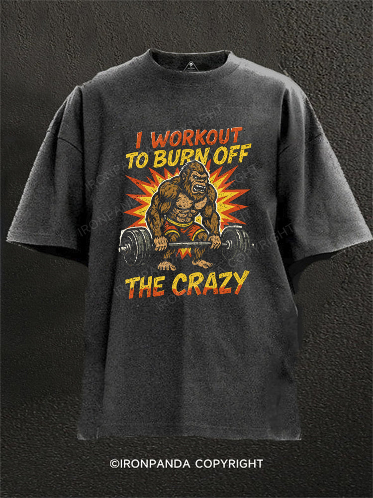Bigfoot Deadlift Funny Workout To Burn Off The Crazy Washed Gym Shirt
