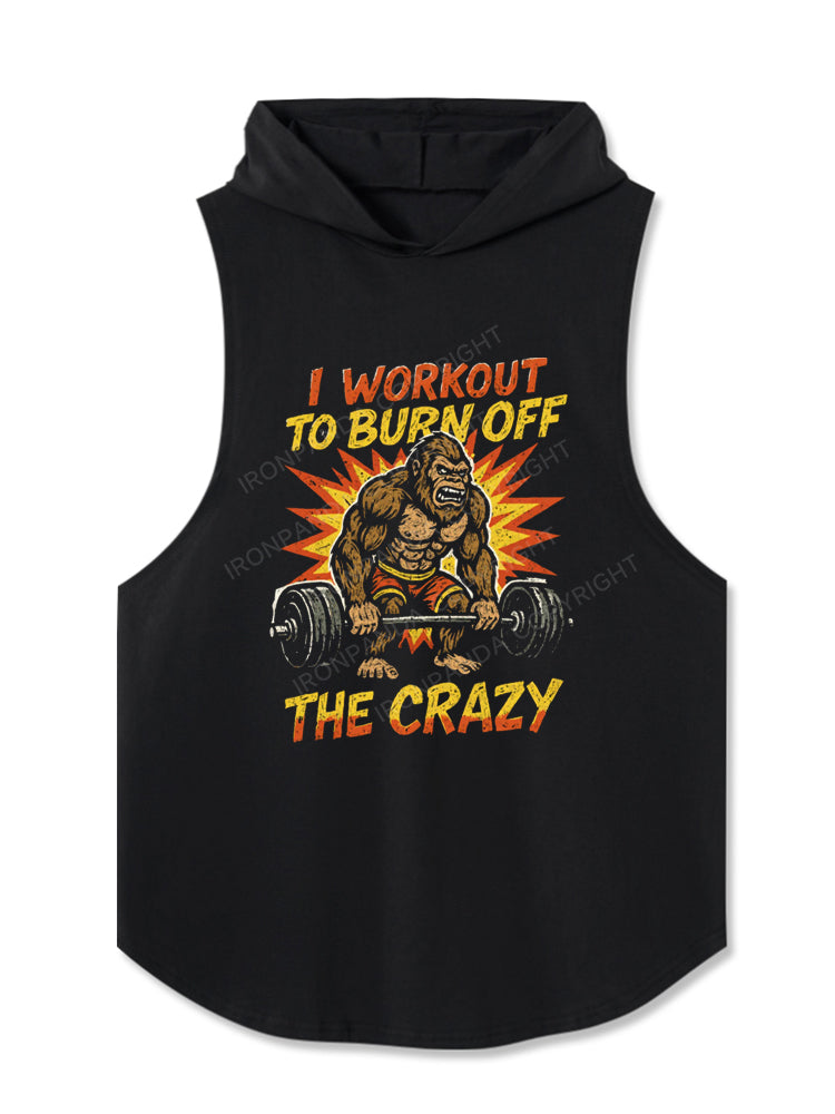 Bigfoot Deadlift Funny Workout To Burn Off The Crazy Hooded Tank