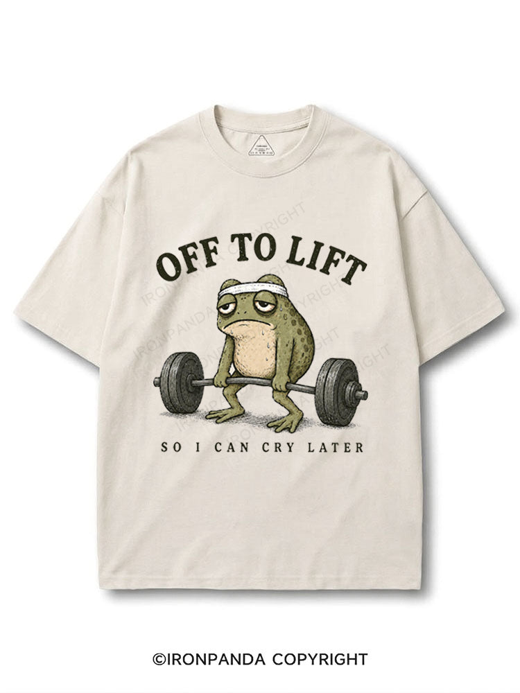 OFF TO LIFT SO I CAN CRY LATER COTTON PUMP COVER