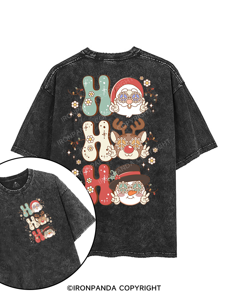 HO HO HO printed Gym Shirt