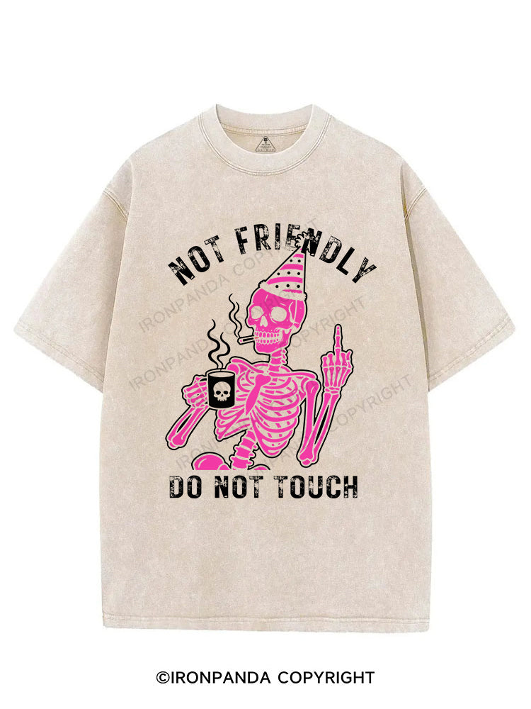 Not friendly, do not touch VINTAGE GYM SHIRT