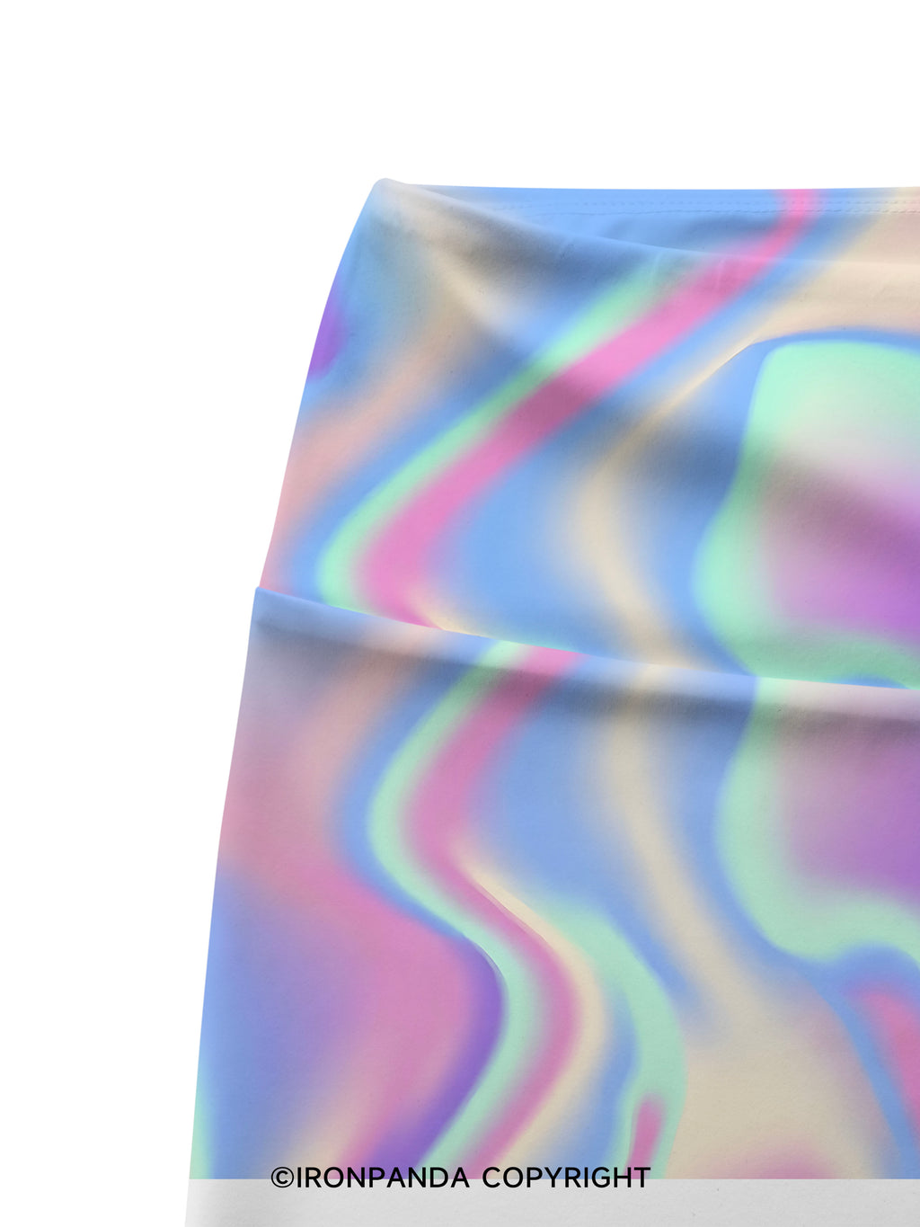 Gradation Printed Yoga Cycling Shorts