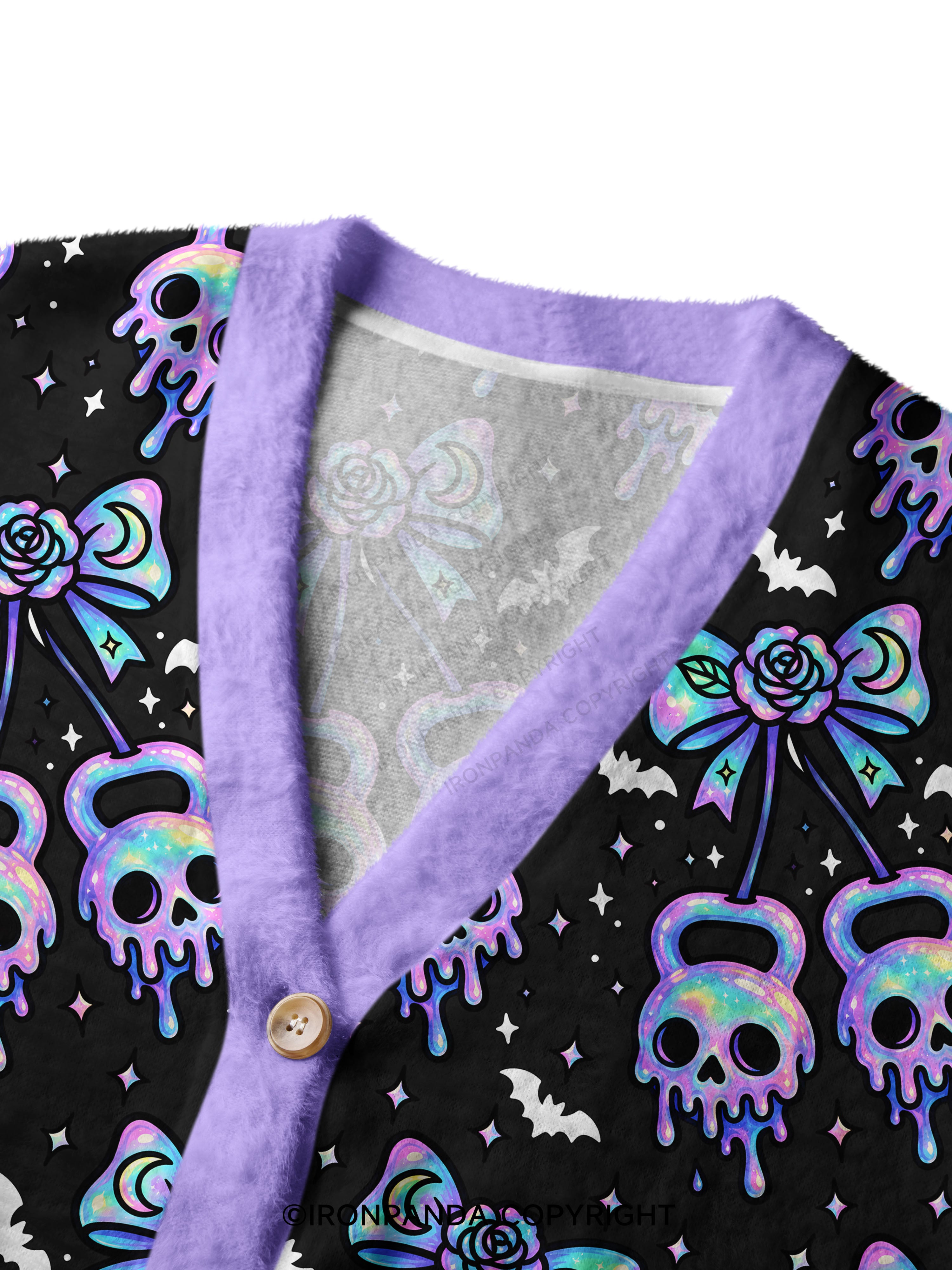GHOST DRIP KETTLEBELLS Ugly Cardigan Sweater