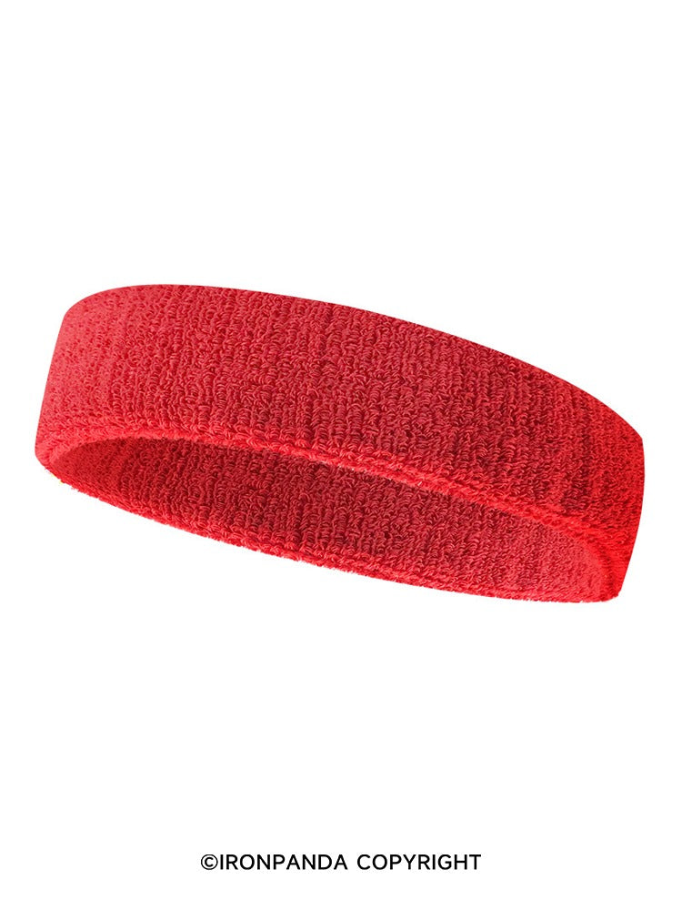 IronPanda Stretchy Gym Cotton Sweatbands
