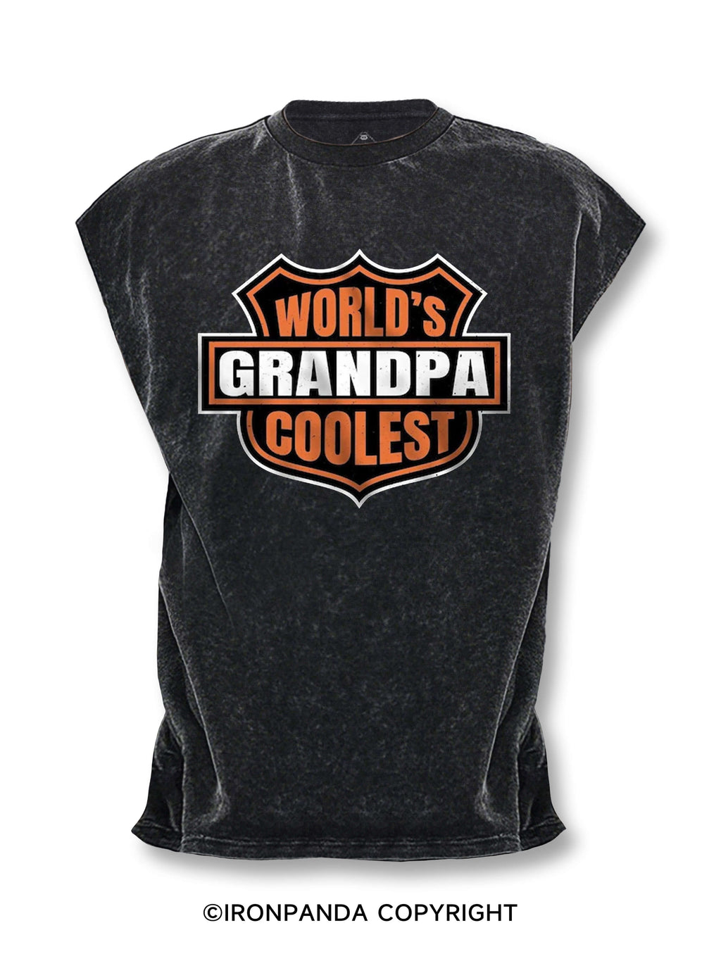 World's Coolest Grandpa Cut Off Tank