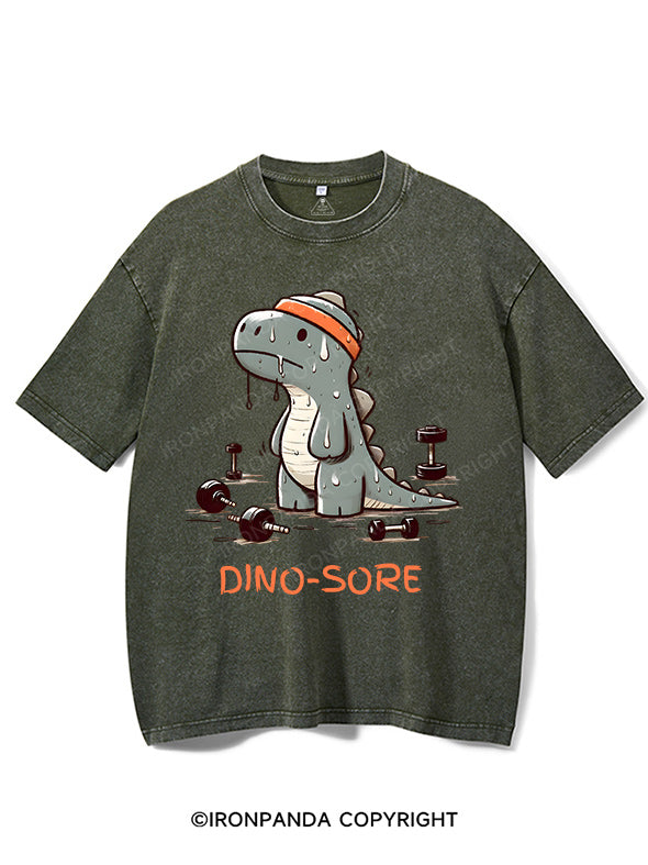 T- Rex - Dino-Sore Washed Gym Shirt