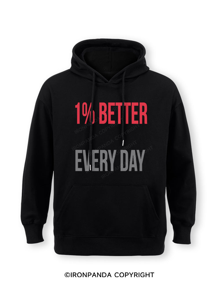 1% Better Every Day Classic Gym Hoodie