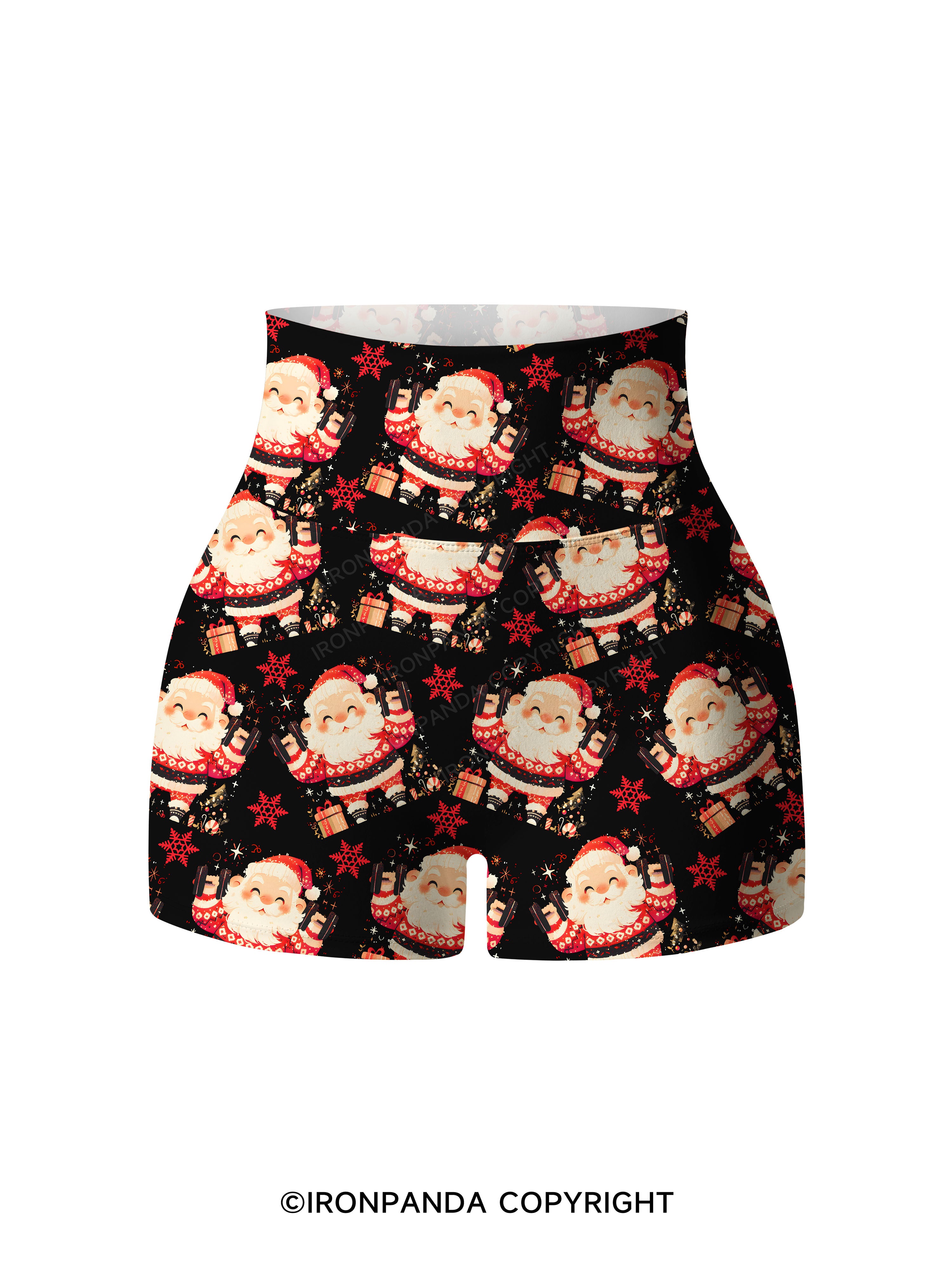 Merry Gainsmas Printed Yoga Shorts