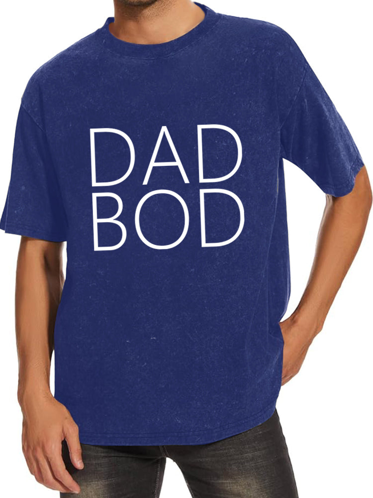 Dad Bod Washed Gym Shirt
