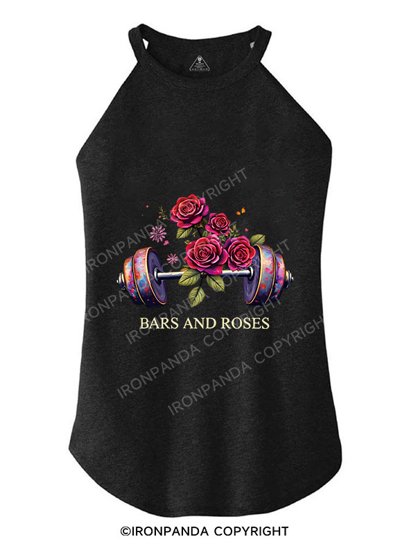 BARS AND ROSES ROCKER COTTON TANK