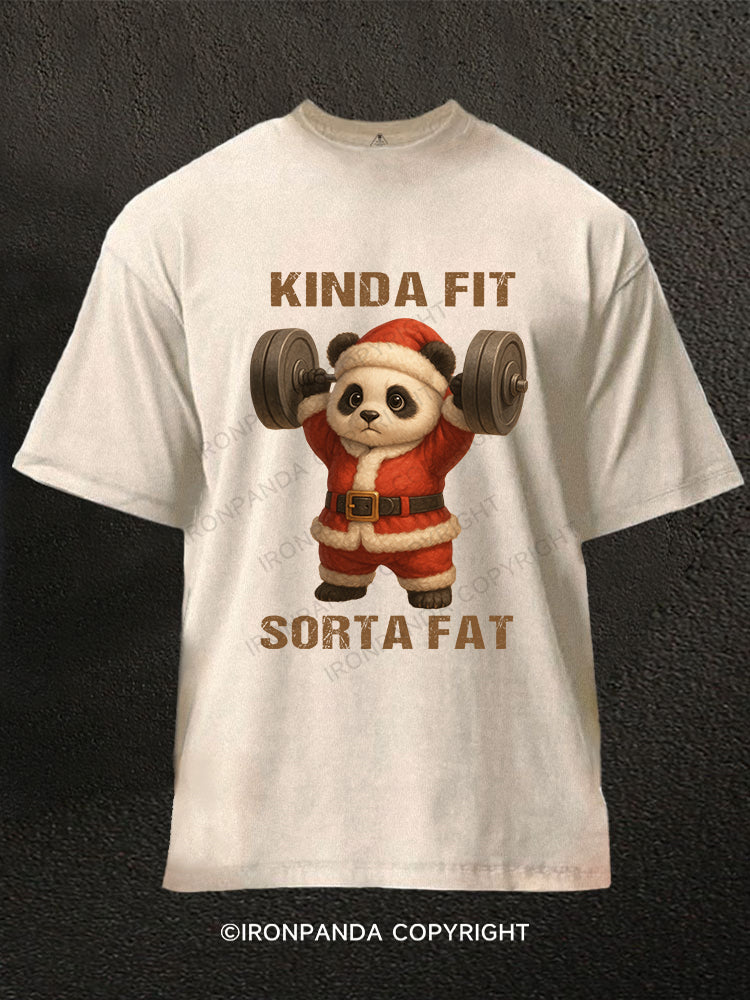 KINDA FIT SORTA FAT Washed Gym Shirt