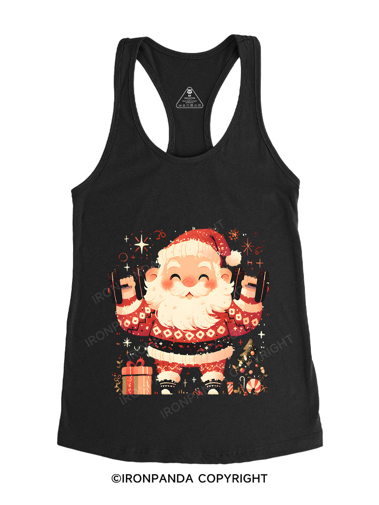 Merry Gainsmas Gym Racerback Tank