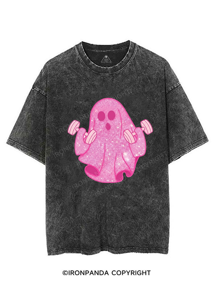 Pink Power Ghost SESSION VINTAGE GYM SHIRT
