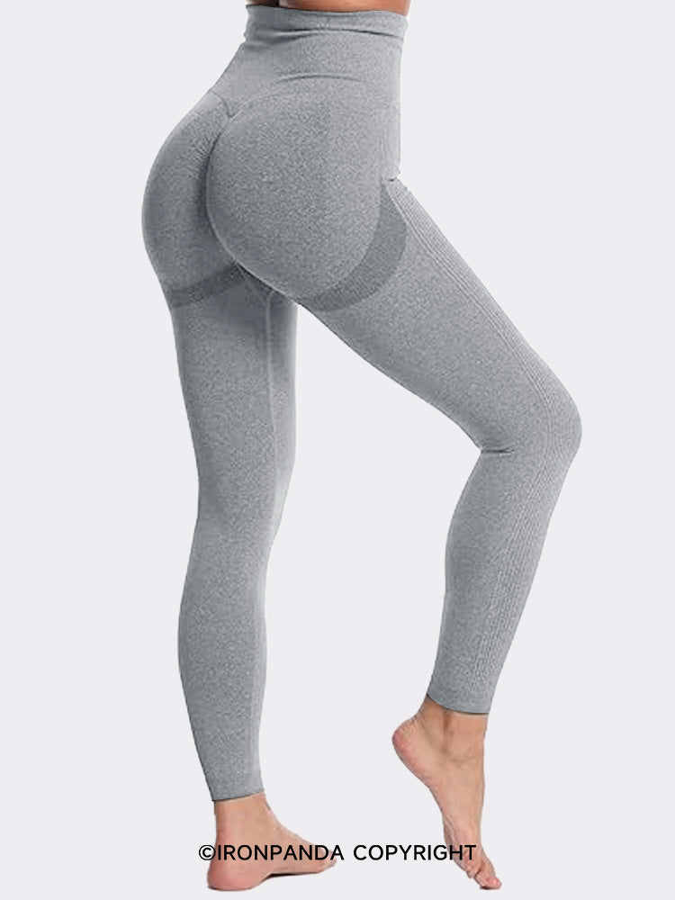 Seamless High-Waisted Booty-Lifting Yoga Pants
