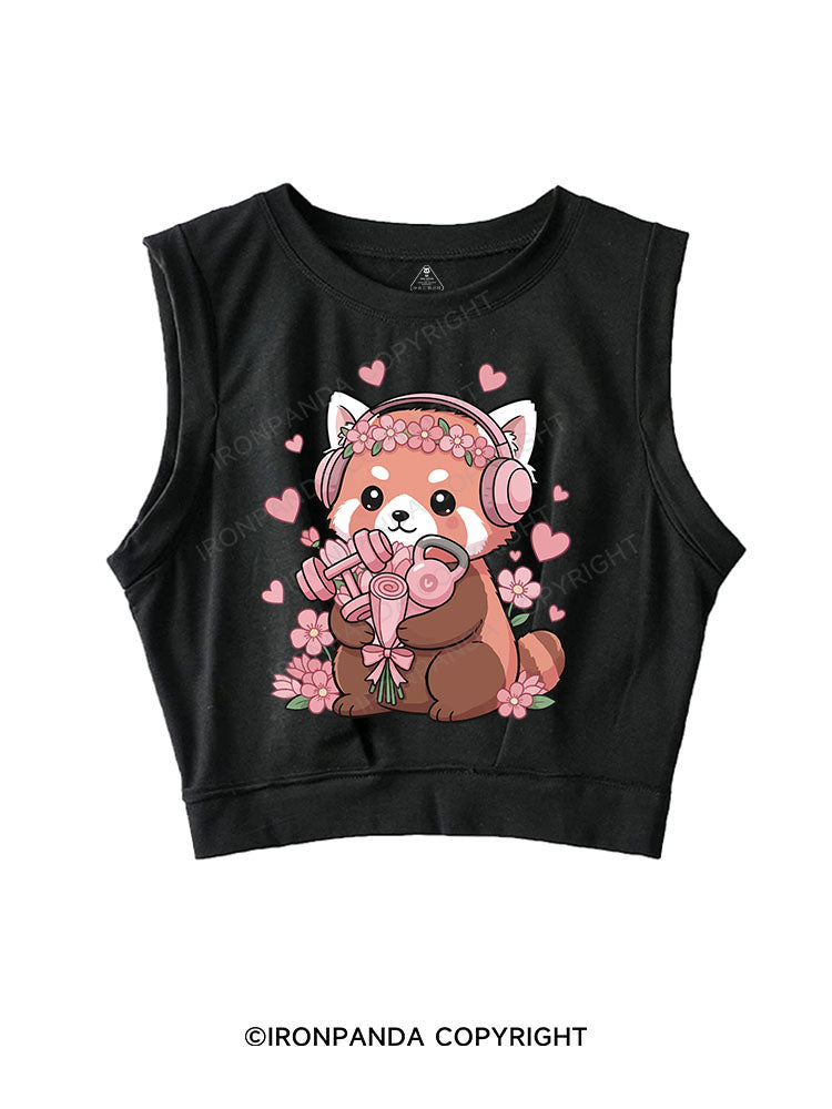Fitty Panda SLEEVELESS CROP TOPS