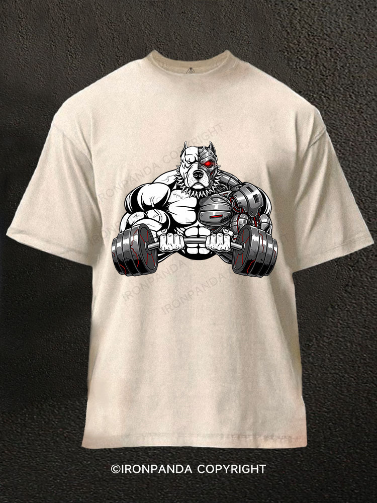 Ironlift Beast Washed Gym Shirt