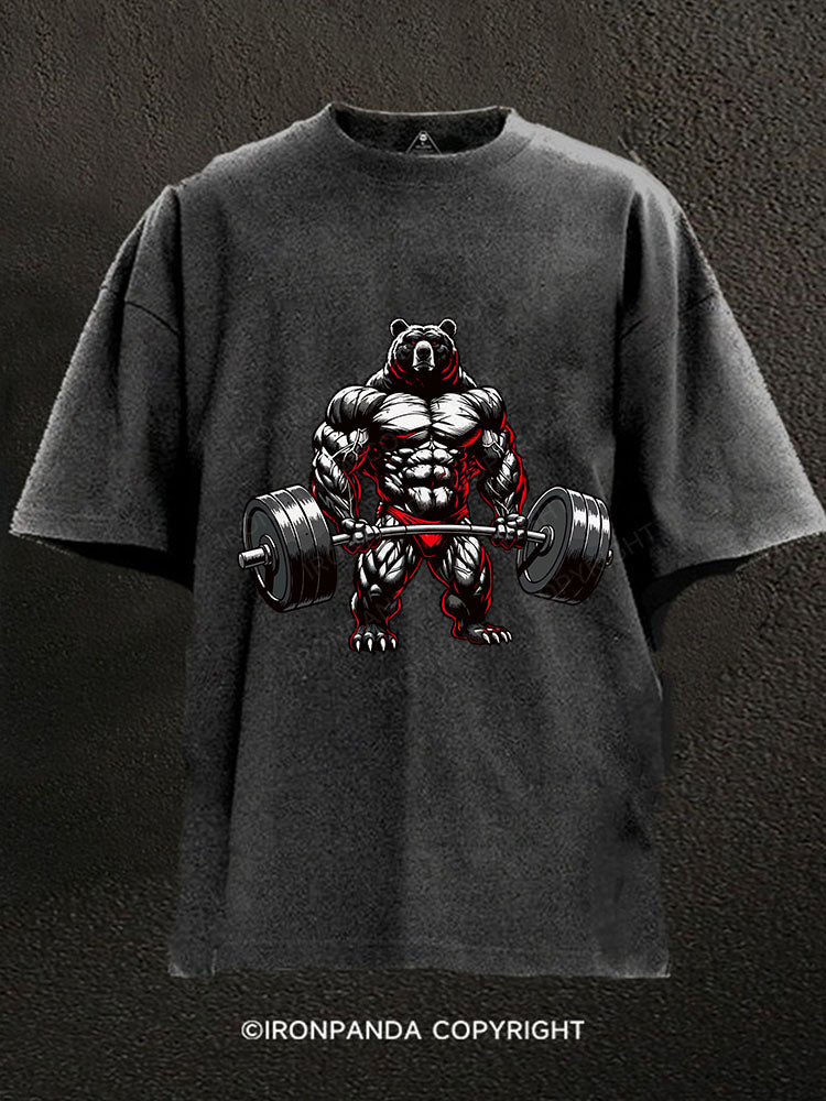 Muscle Grizzly Washed Gym Shirt