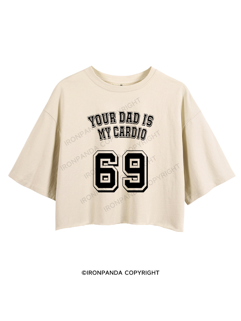 YOUR DAD IS MY CARDIO CROP TOPS