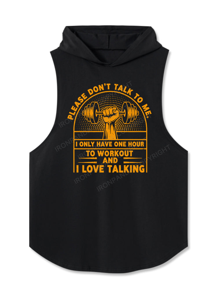 Please don’t talk to me Hooded Tank