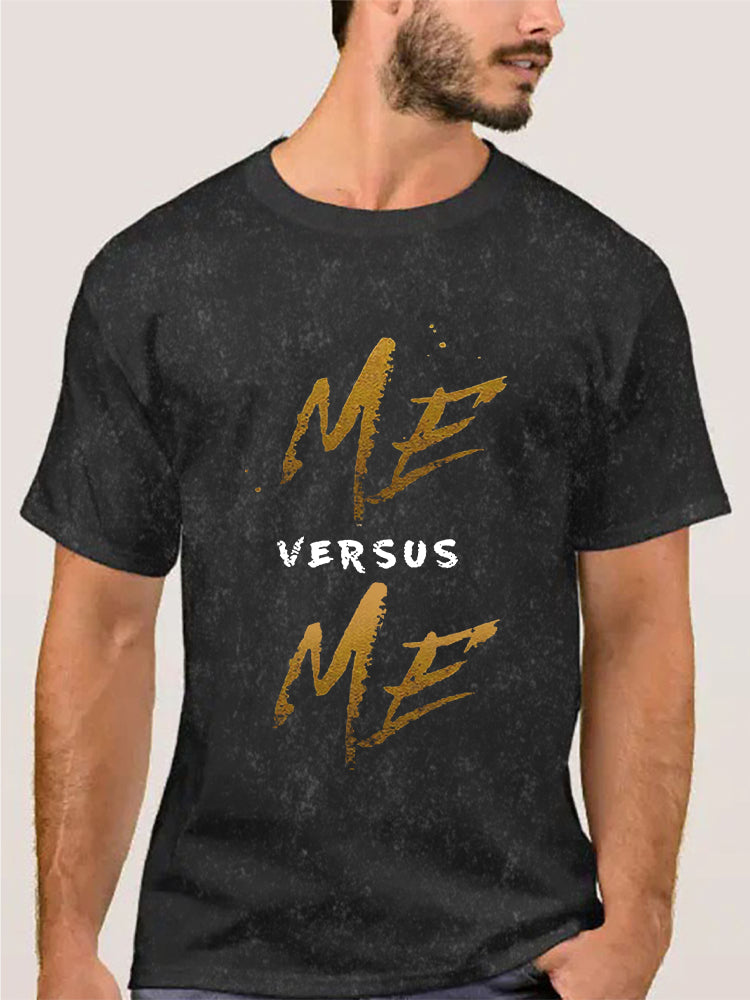 Me Versus Me Washed Gym Shirt