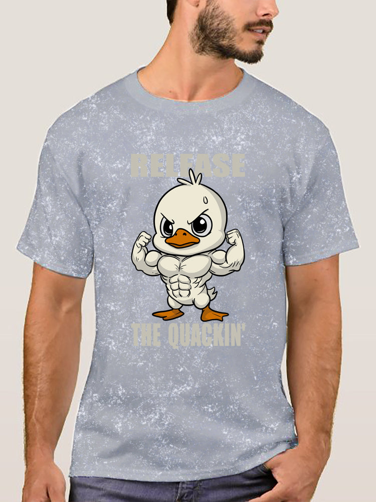 Release The Quackin Washed Gym Shirt