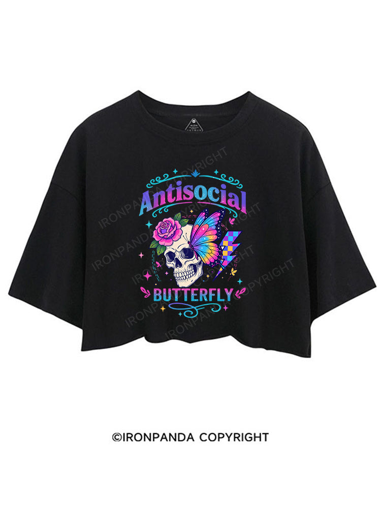 Antisocial Butterfly  CROP TOPS