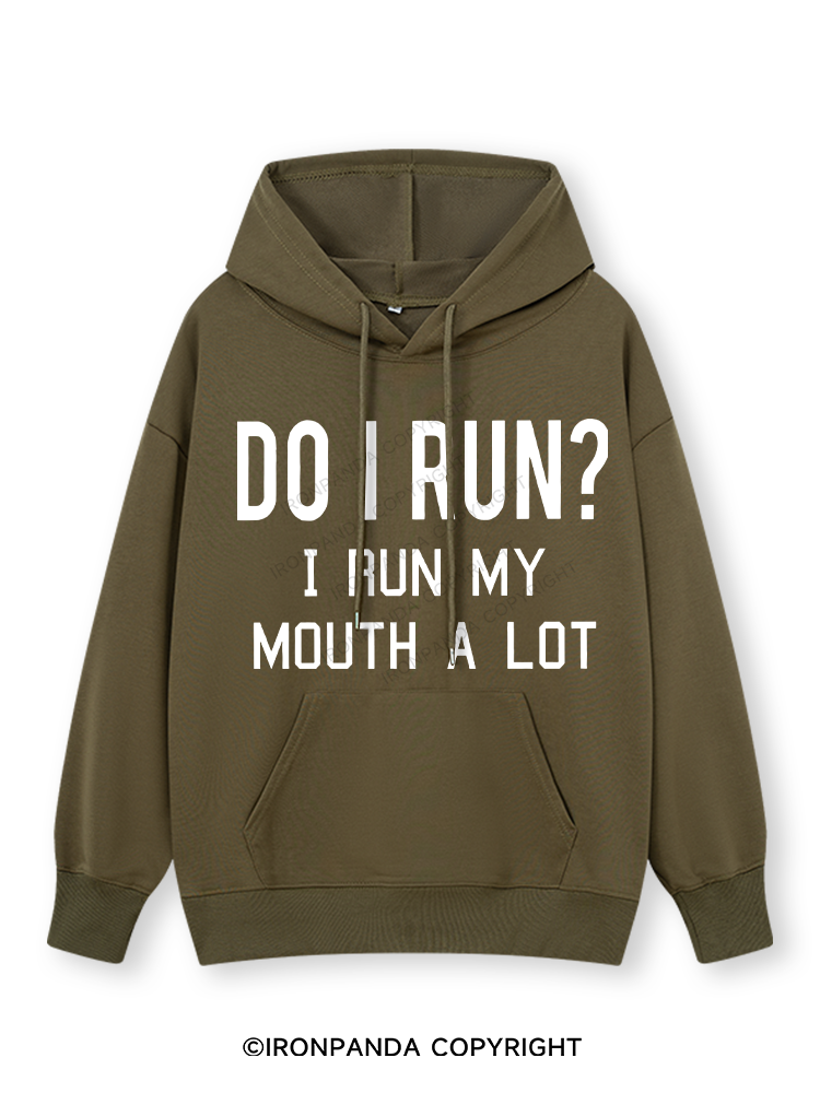 I RUN MY MOUTH  Classic Gym Hoodie