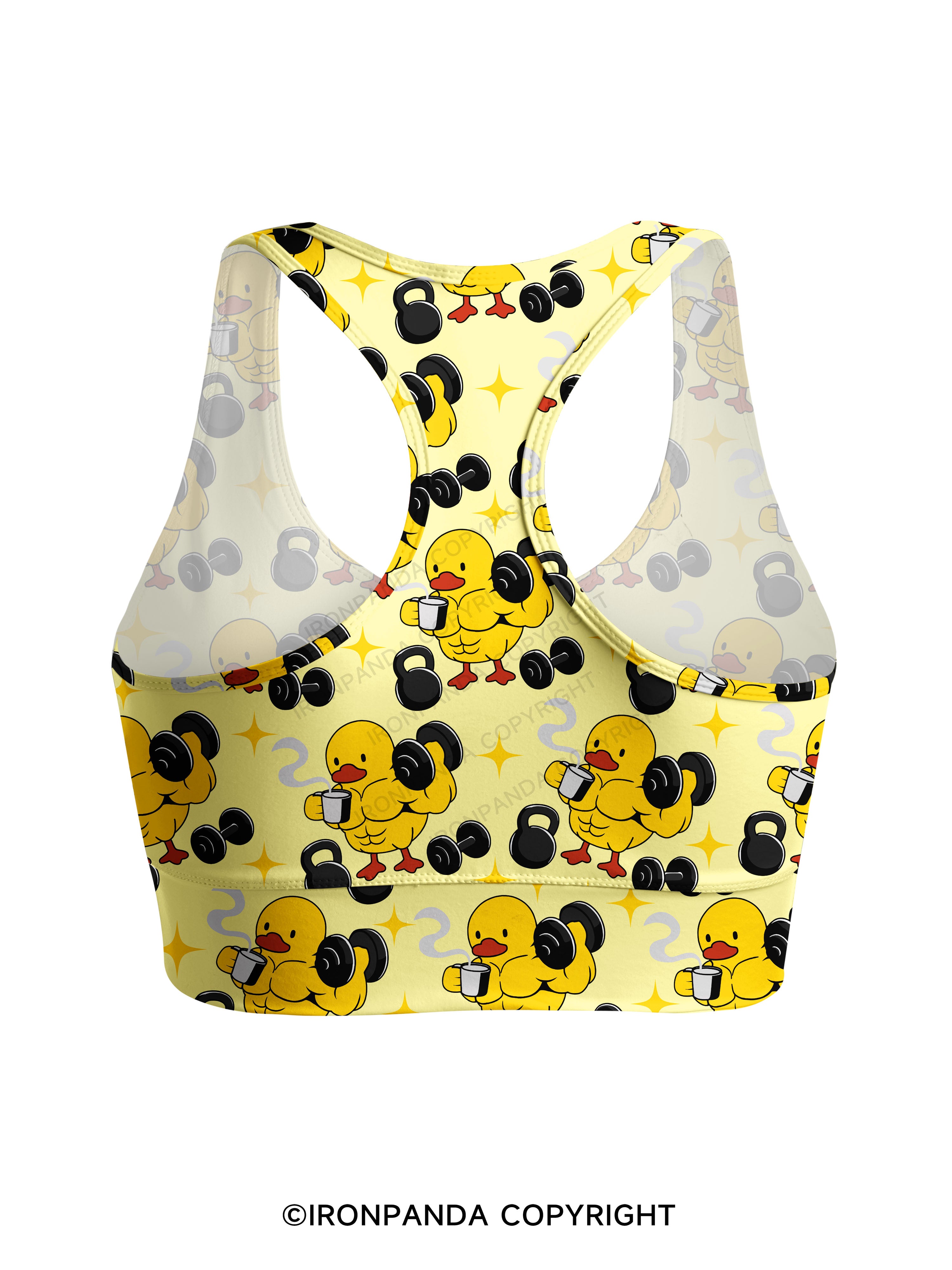 CAFECITO AND GAINS Racerback Sports Bra