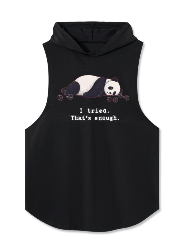 I Tried That’s Enough Hooded Tank