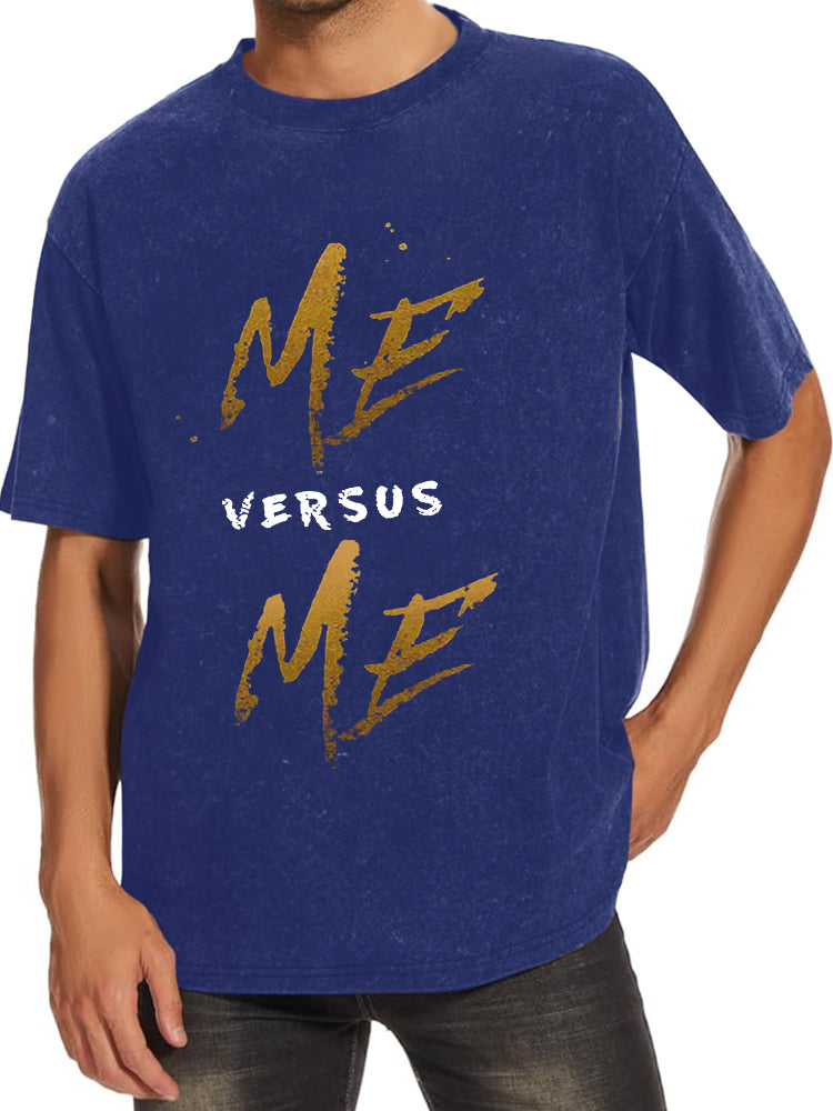 Me Versus Me Washed Gym Shirt