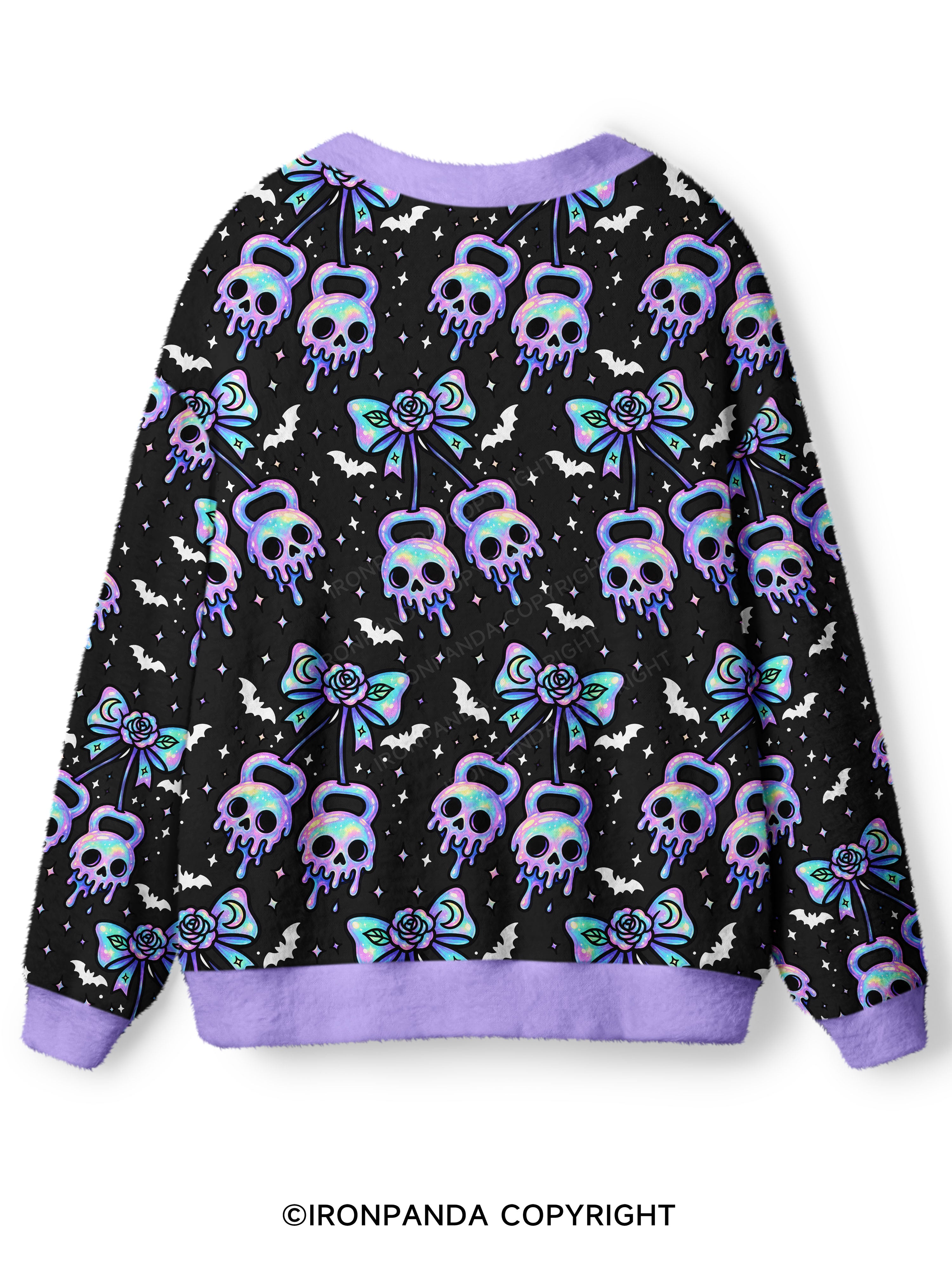 GHOST DRIP KETTLEBELLS Ugly Cardigan Sweater