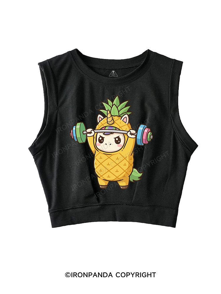 PinaCorn SLEEVELESS CROP TOPS