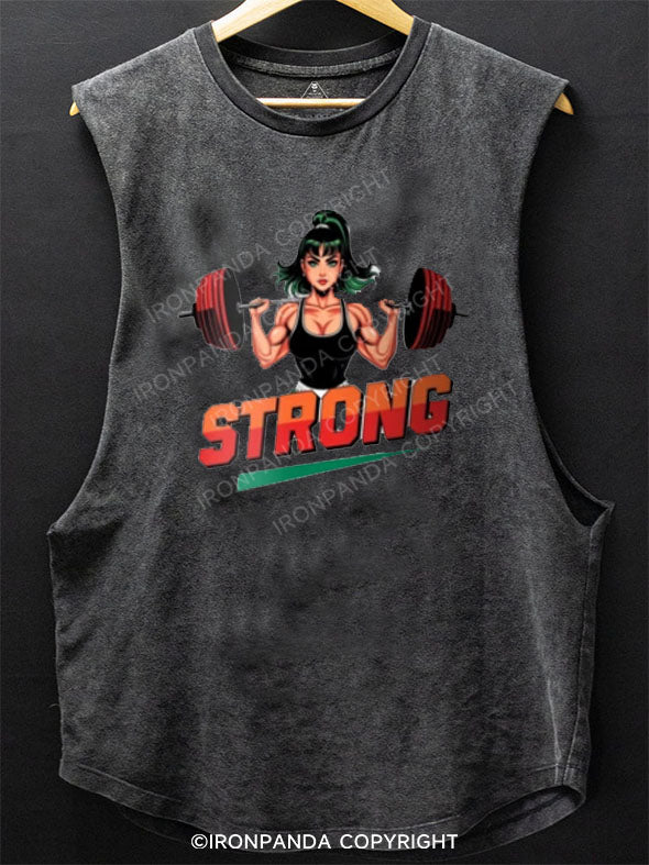 Strong  SCOOP BOTTOM COTTON TANK