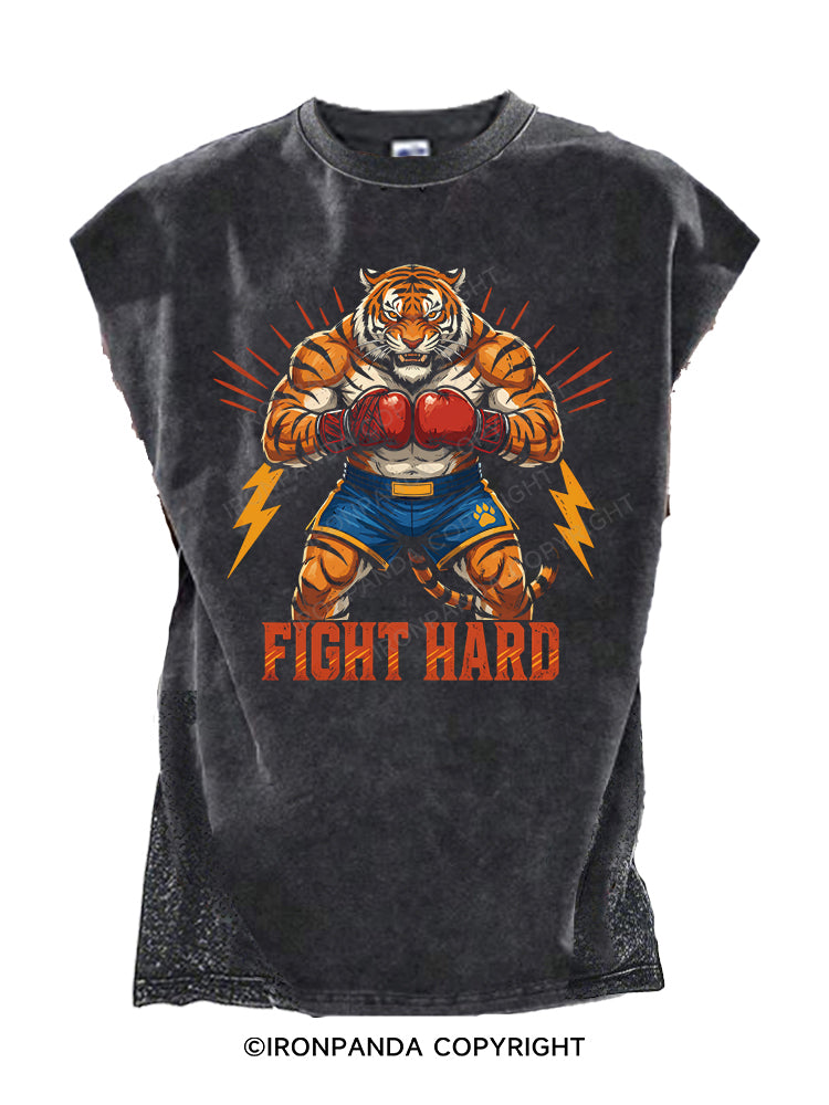 FIGHT HARD Cut Off Tank