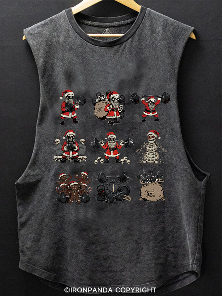 Merry Scary Scoop Bottom Cotton Tank