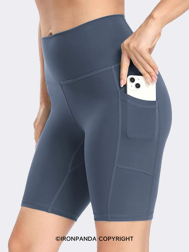 Pocket Stretch Quick-dry Yoga Shorts