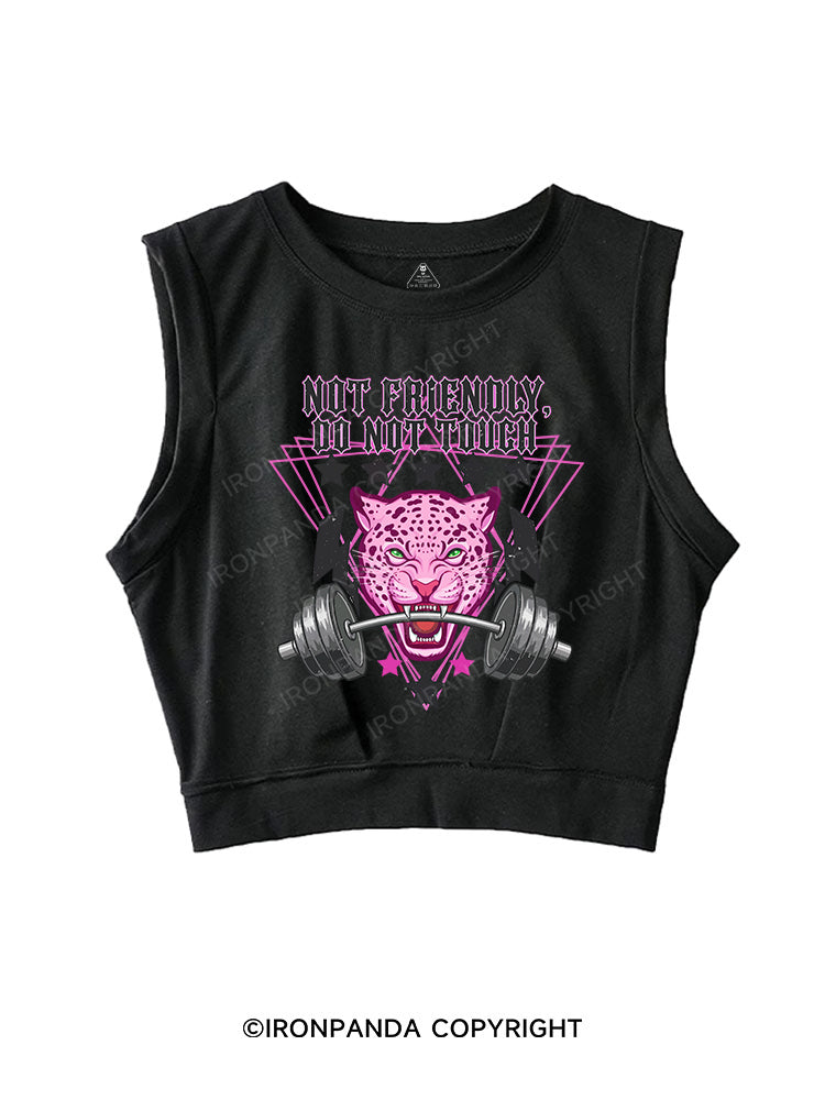 Not friendly, do not touch SLEEVELESS CROP TOPS