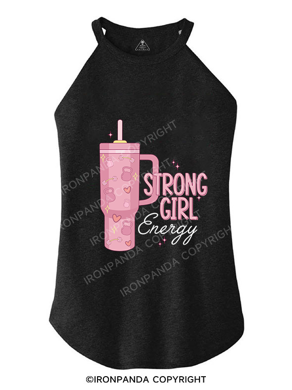 STRONG GIRL ENERGY ROCKER COTTON TANK