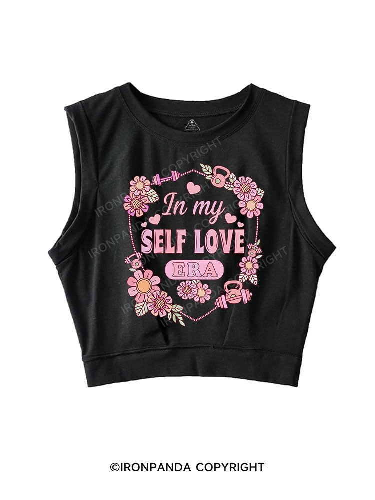 IN MY SELF LOVE ERA SLEEVELESS CROP TOPS