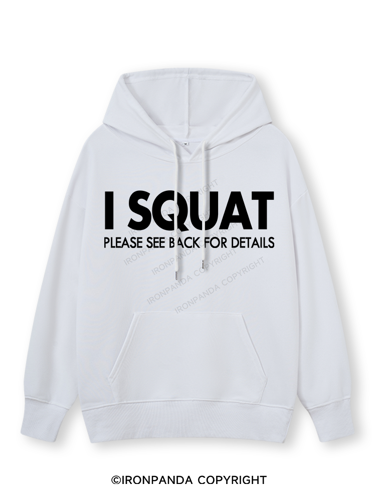 I SQUAT Classic Gym Hoodie